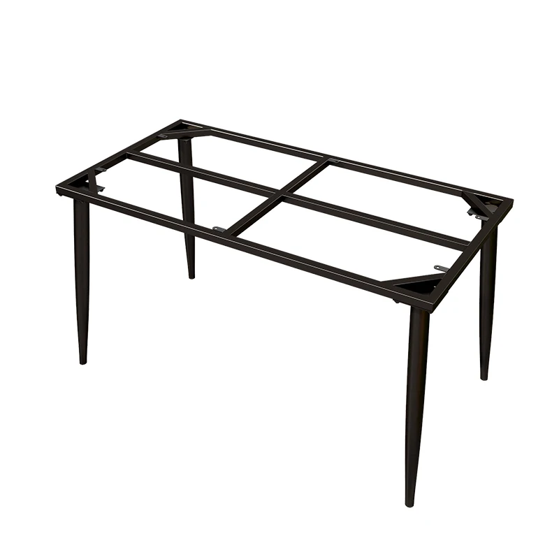 Light Luxury Wrought Iron Table Legs Rock Board Marble Large Board Dining Table Simple Table Foot Metal Frame