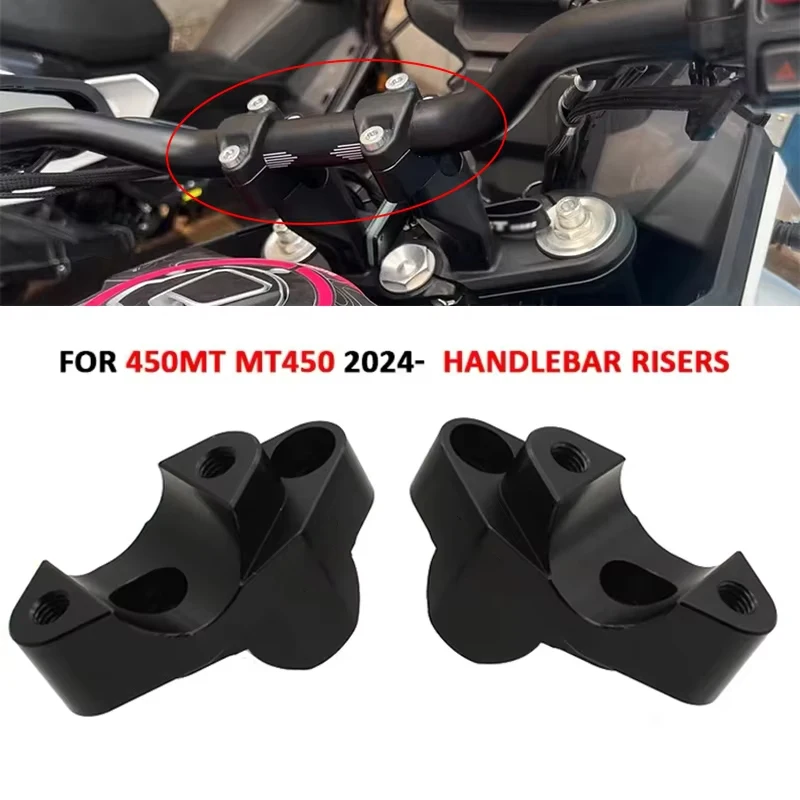 

For CFMOTO 450MT 450 MT Handlebar Risers Up Motorcycle Accessories MT450 2024 Clamp Mount Handle Bar Riser Move Back Parts