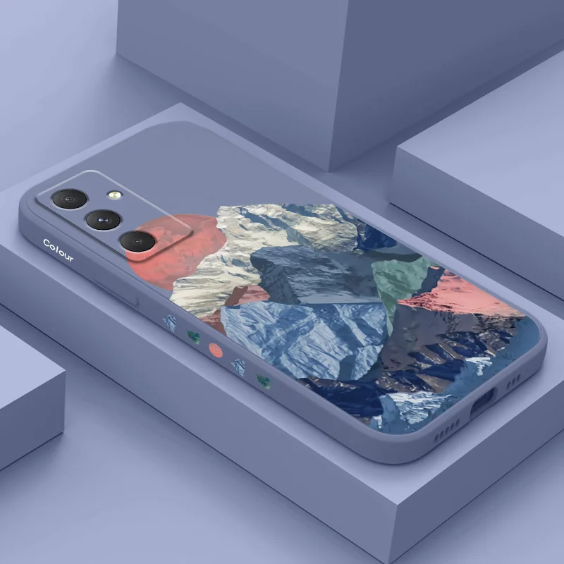

Painted Mountain Phone Case For Samsung Galaxy A56 A36 A26 A16 A06 A55 A35 A25 A15 A05 A05S A54 A34 A24 A14 A04 A04S A04E 4G 5G