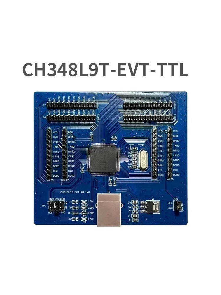 CH348L9T-EVT-TTL WCH CH348L Module de convertisseur série de niveau TTL USB vers 8 canaux
