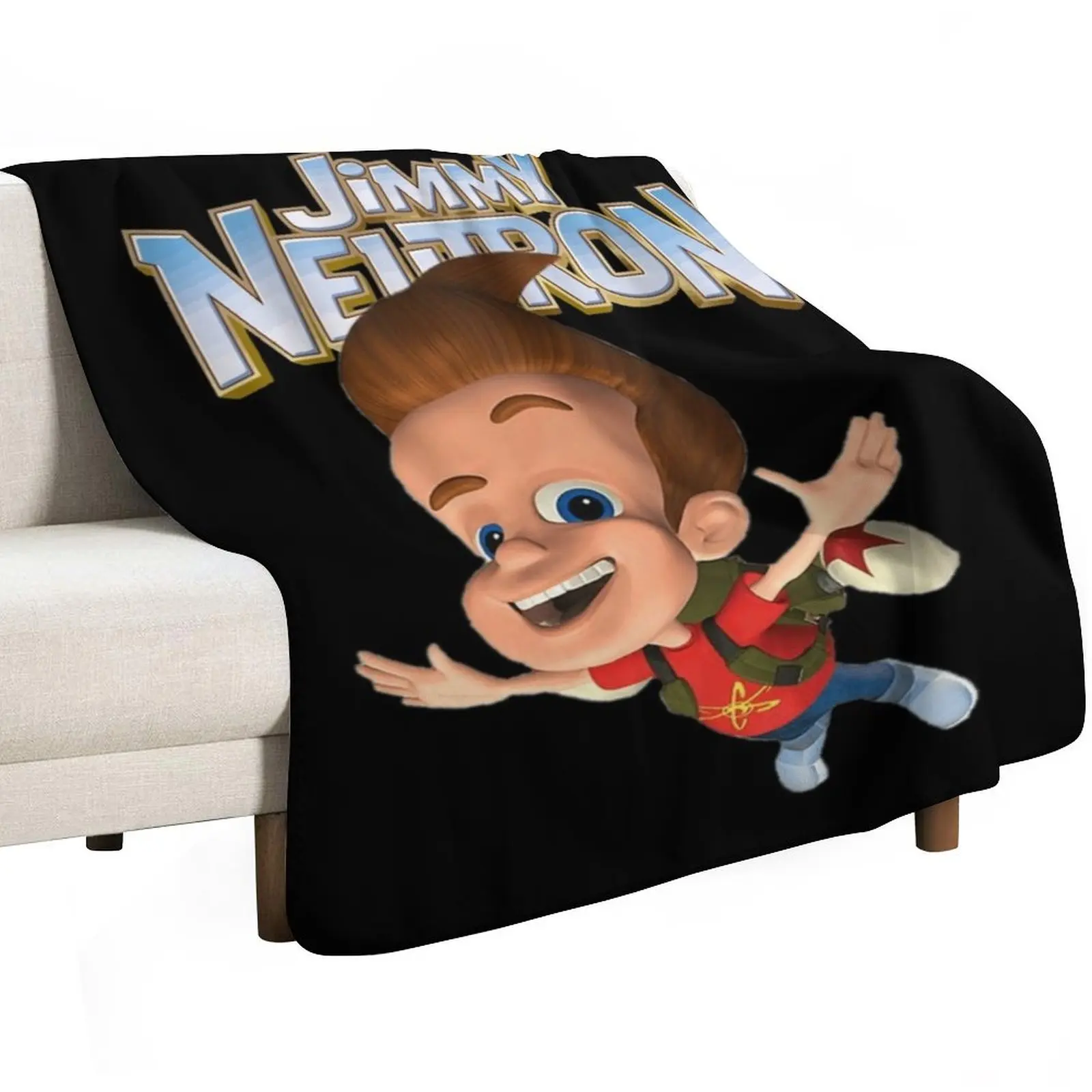 Jimmy Neutron Gotta Blast! Throw Blanket Luxury Thicken cosplay anime Bed linens manga Flannel Blankets