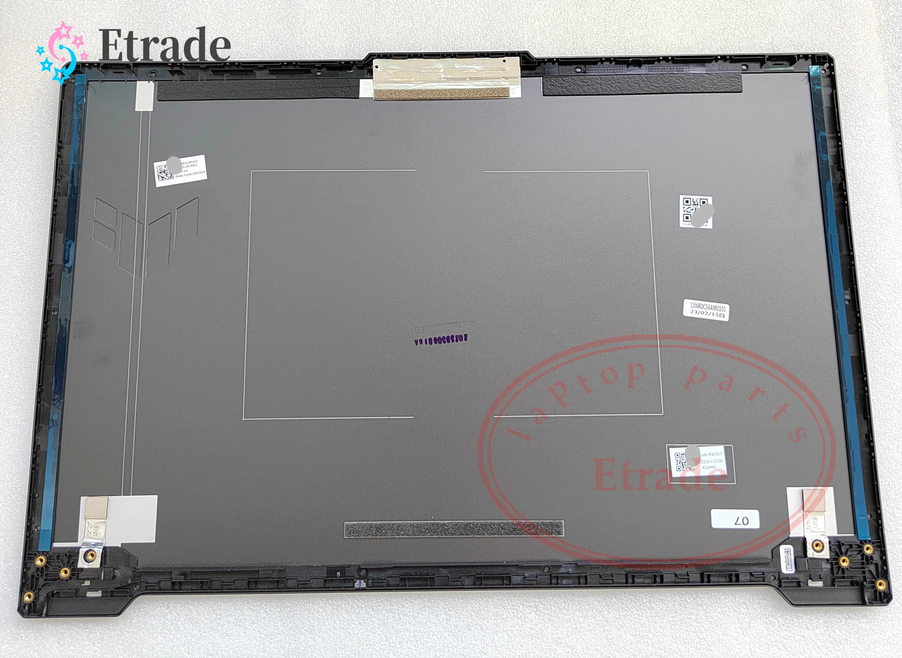 Imagem -02 - Capa Traseira Original para Asus Tuf Gaming Lcd Asus F17 Fx707 Fx707zm A17 Fa707 6070b2138102 95 Novo