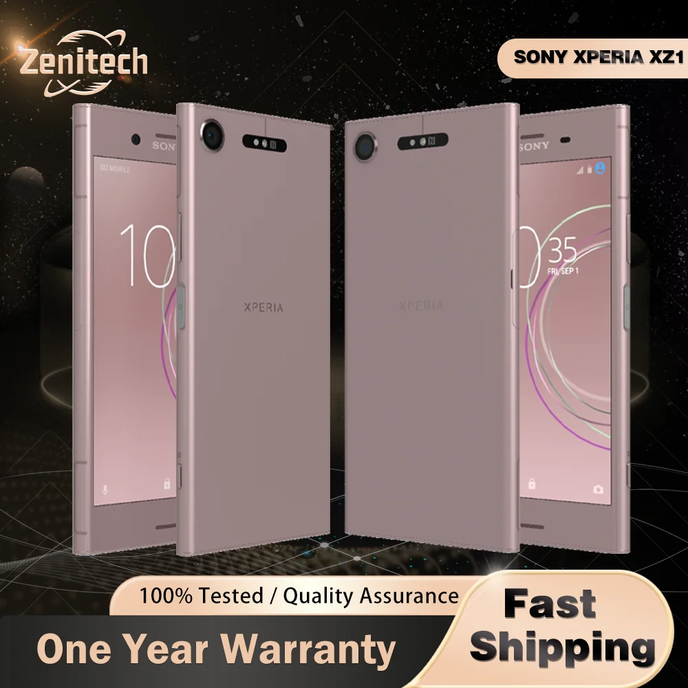 SONY Xperia XZ1 G8341 G8342 JP Verson 1/2 بطاقة Sim 4G RAM 64G ROM 5.2 "ثماني النواة 19MP WIFI GPS أندرويد LTE هاتف محمول أصلي