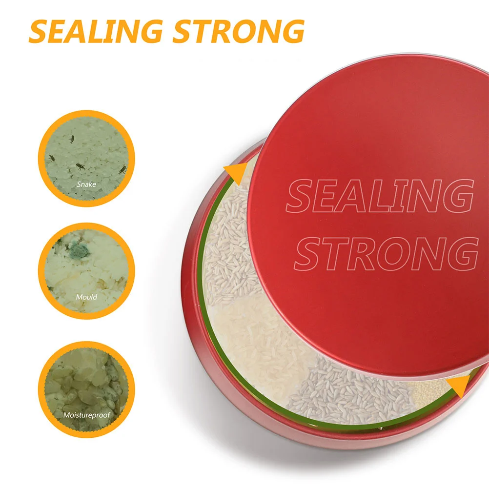 12 قطعة علبة تخزين الشاي متعددة الأغراض صفيح الجرار كاندي جرة مختومة الحاويات للوجبات الخفيفة السفر المنزل المطبخ الديكور العرض #3