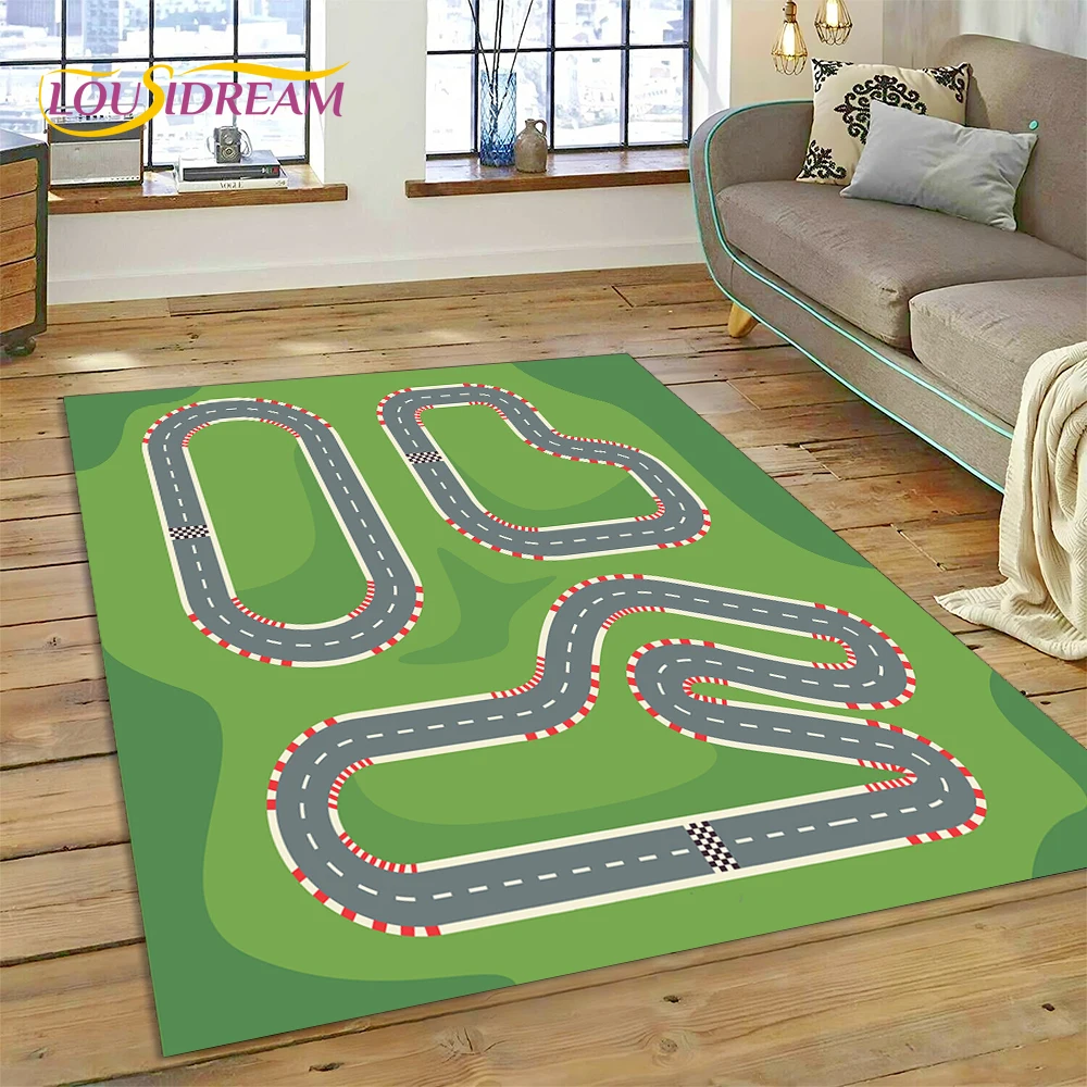3D City Traffic Road Map Child - Commercial Road Printing recension och pris