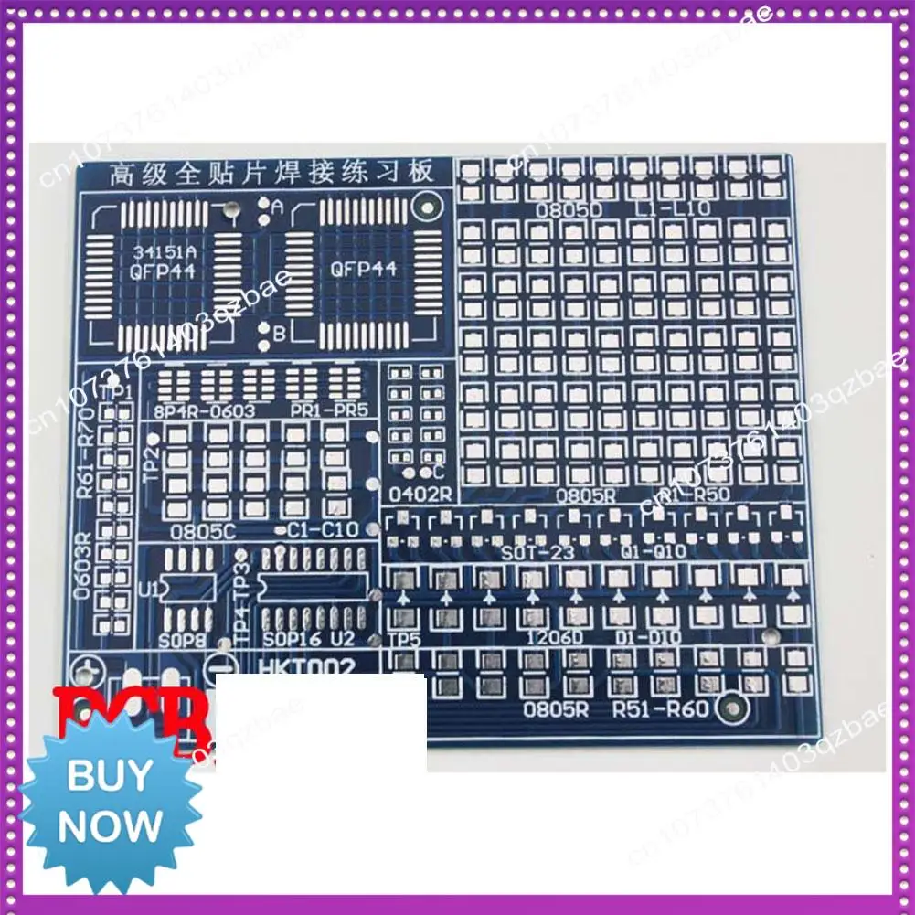 Ltem Papan Latihan Penyolderan Chip Penuh Ltem Papan Latihan Pengelasan Tambalan Penuh Komponen Elektronik Babi Latihan Produksi DIY