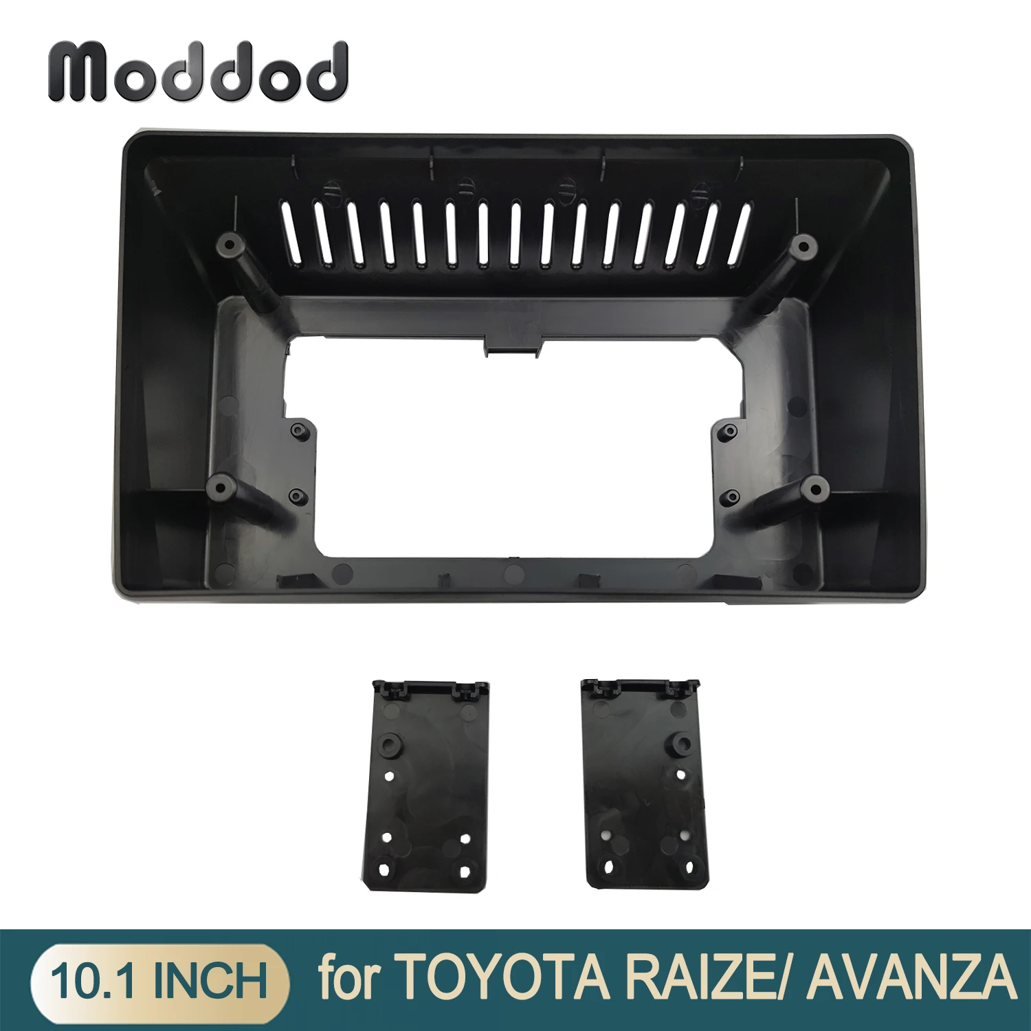 Car Radio Fascia Frame for TOYOTA RAIZE AVANZA 2021 10.1 INCH Face Plate Dash Mount Trim Kit Android Player Panel Stereo Bezel