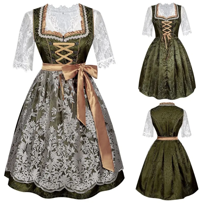 

Festival Play Costumes Plus Size Oktoberfest Costumes German Traditional Bavarian Costumes Halloween Dresses