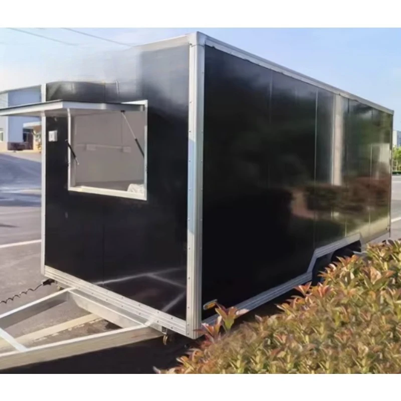 Customized High Quality Mobile Food Truck Custom Wholesale Trailer Cart Snack Mobile Concession Cart On Sale