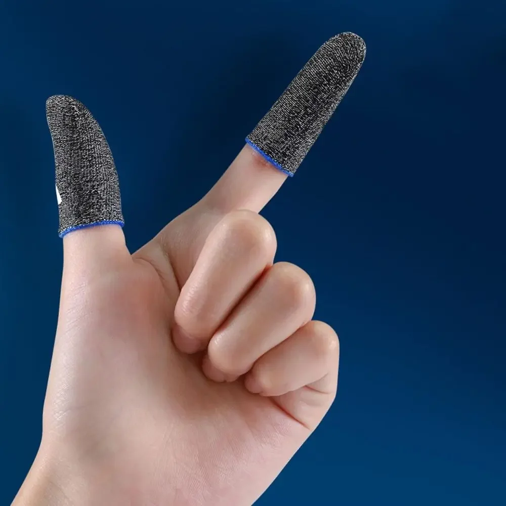5 Paar Gaming-Fingerhüllen für Touchscreens, atmungsaktiv & schweißabweisend, rutschfestes Design, mobiles Gaming-Zubehör – Detail 5