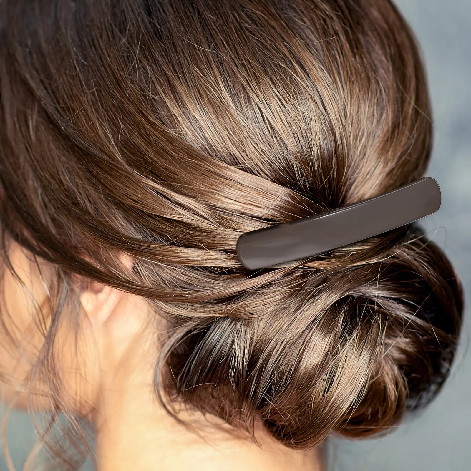 3Pcs Hair Snap Barrettes Resin Texture Stainless Steel Clip Strength Multi Color Versatile French Barrette Clips Women Hair