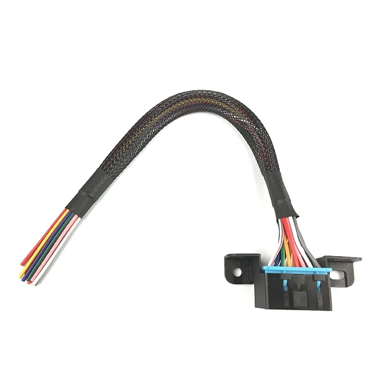 Universal OBD2 16pin Female Connector To Open Cord Car Extension Connect Cable Can DIY Wiring 16 Pin OBD Adapter Wire Harness