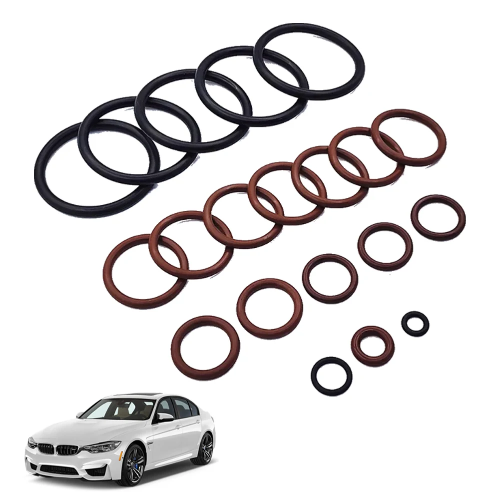 Cooling System O-Ring Kit 1743299 13621743299 Cooling System Radiator Hose O-Ring Kit Fit for E46 320i 323i 325i 328i 330i