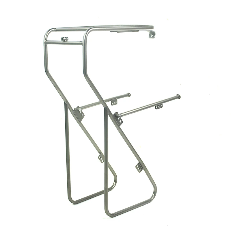 Platform Type Front Shelf Travel Bike Long-distance Load 700C/MTB 304 Stainless Steel Pannier Self-cycling Luggage Carrier Rack