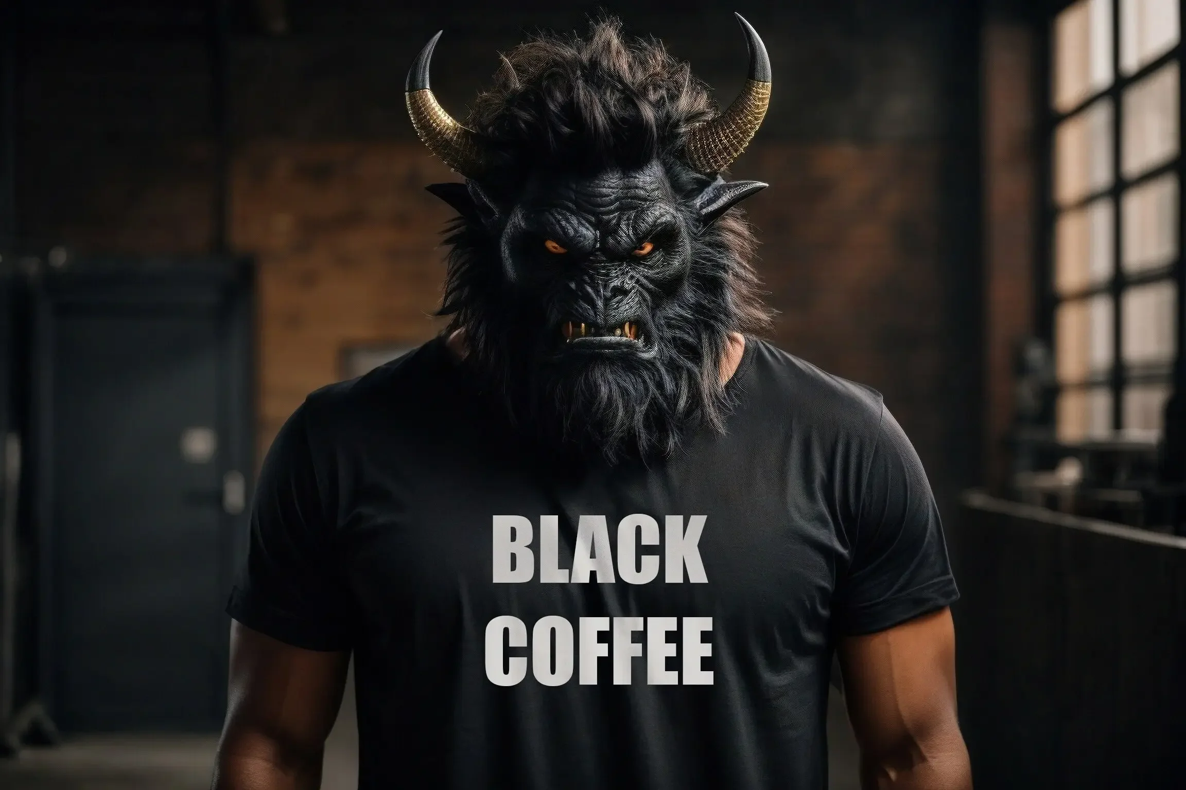 Schwarzes Kaffee-T-Shirt für Barista-Liebhaber