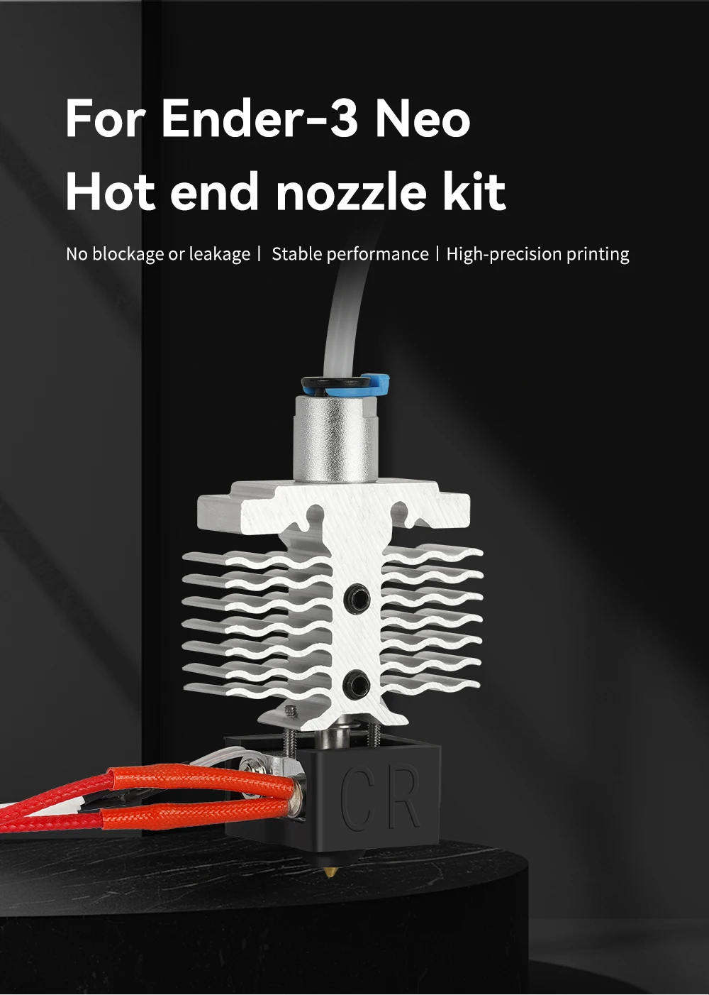 Ender 3 Neo Hotend Kit Hotend Zusammengebauter Extruder für Ender 3 V2 Neo Ender 3 Max Neo Ender 3 Neo 0,4 mm Düse – Detail 1