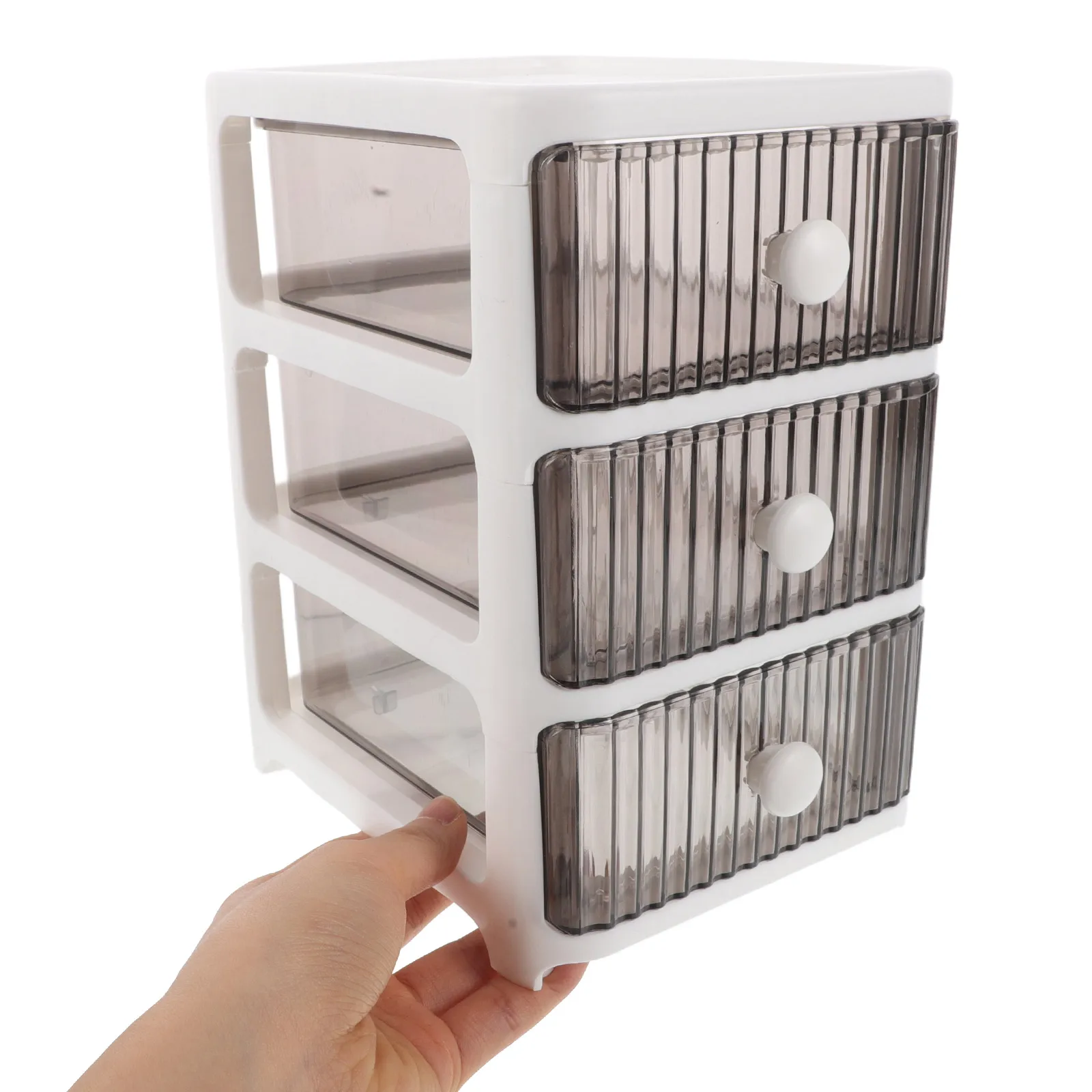 

Transparent Storage Box Multilayer Drawer Organizer For Makeup Jewelry Stationery Desktop Bathroom Portable Clear