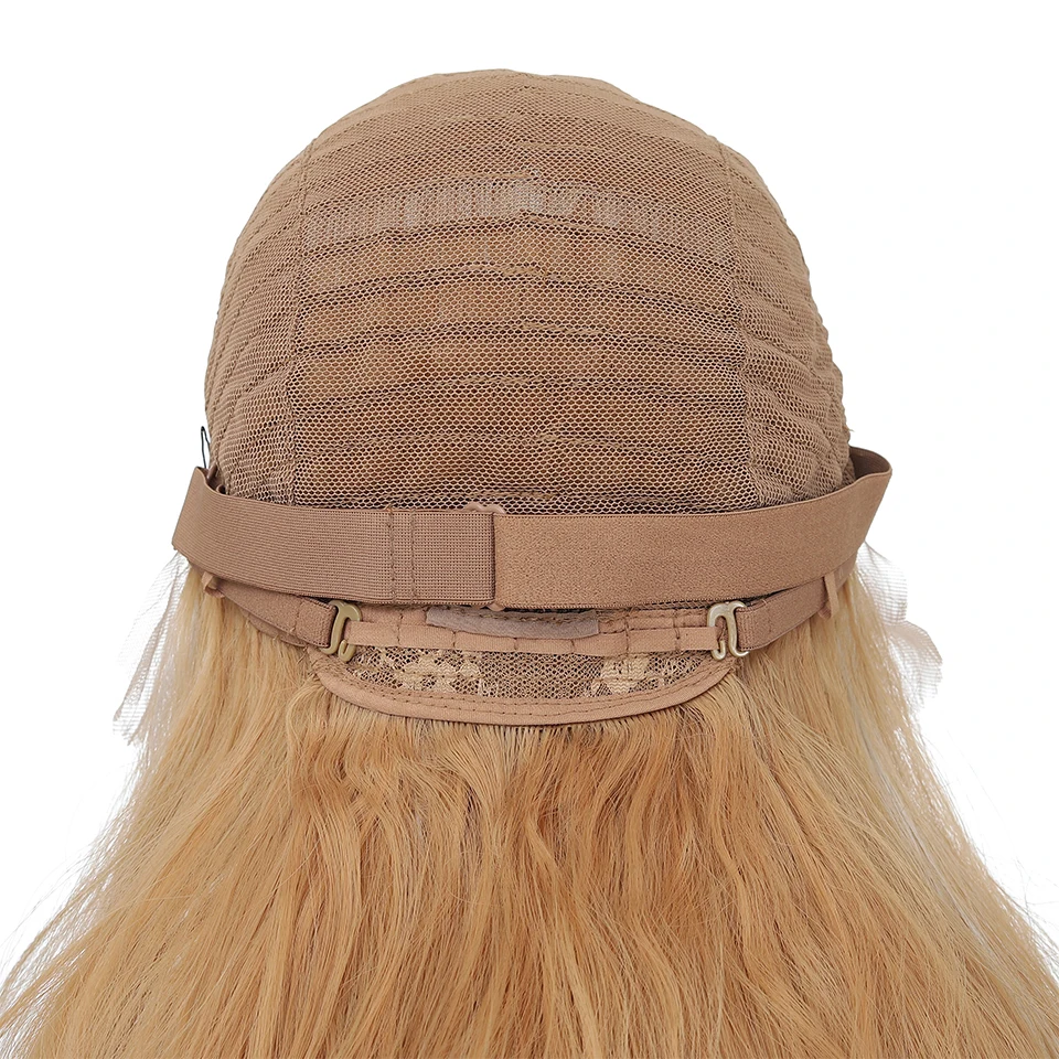 Blonde Synthetic 13*4 Lace Frontal Wigs For Women 30\