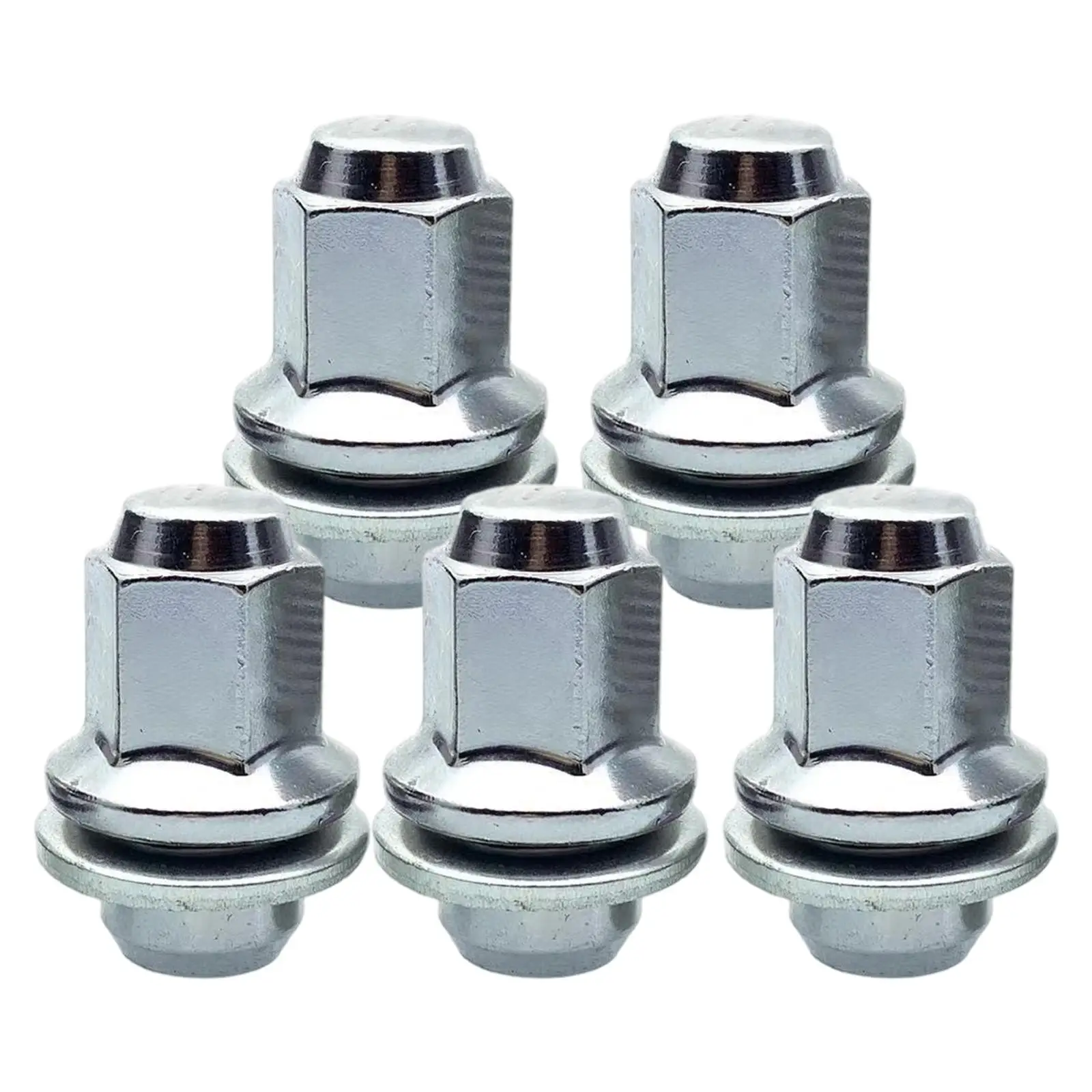 5x Wheel Lug Nut Wheel Tire Lug Nut M12 x 1.5 for Jaguar Xjl Xks Replacement C2C35294010 Spare Parts Easy to Install