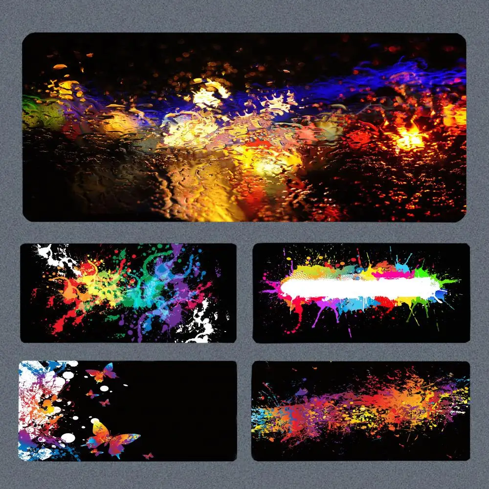 

Popular Personalized Graffiti 900x400 Keyboard Mat Desk Pad Mouse Pad Rubber Mat Mouse Home Natural Rubber Desk Rug pad