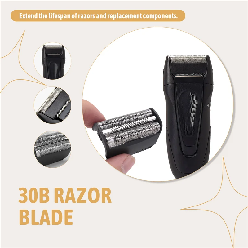 A01V-30B احباط و القاطع استبدال رئيس لسلسلة براون 3 199S1 4747 4737 5745 ماكينة حلاقة كهربائية رؤساء غطاء شبكي