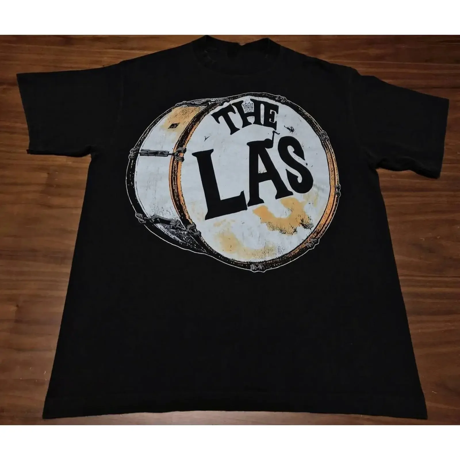 The La's Band  T Shirt Fan Sizes S to 5XL vintage Washed Stretched Versatile Slightly fashion streetwear Stylish Unisex homme