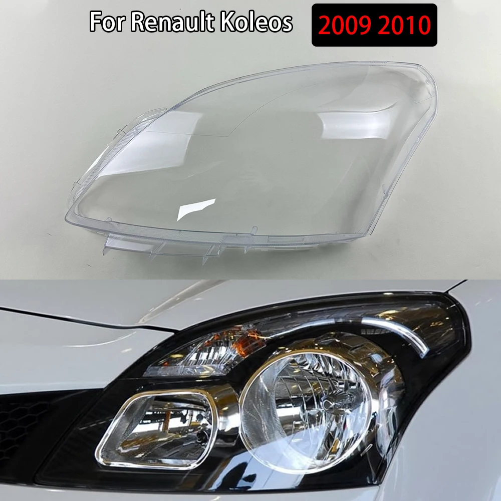 

Car Accessories Headlight Cover Transparent For Renault Koleos 2009 2010 Lampshade Lamps Headlamp Shell Lens Plexiglass