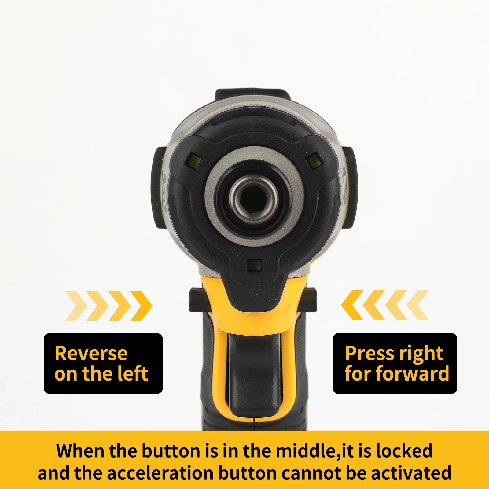 DEWALT Impact Electric Driver 20V Brushless Cordless screwdrivers 205N.m High Torque Power Tools Adjustable Speed DCF845 view 5