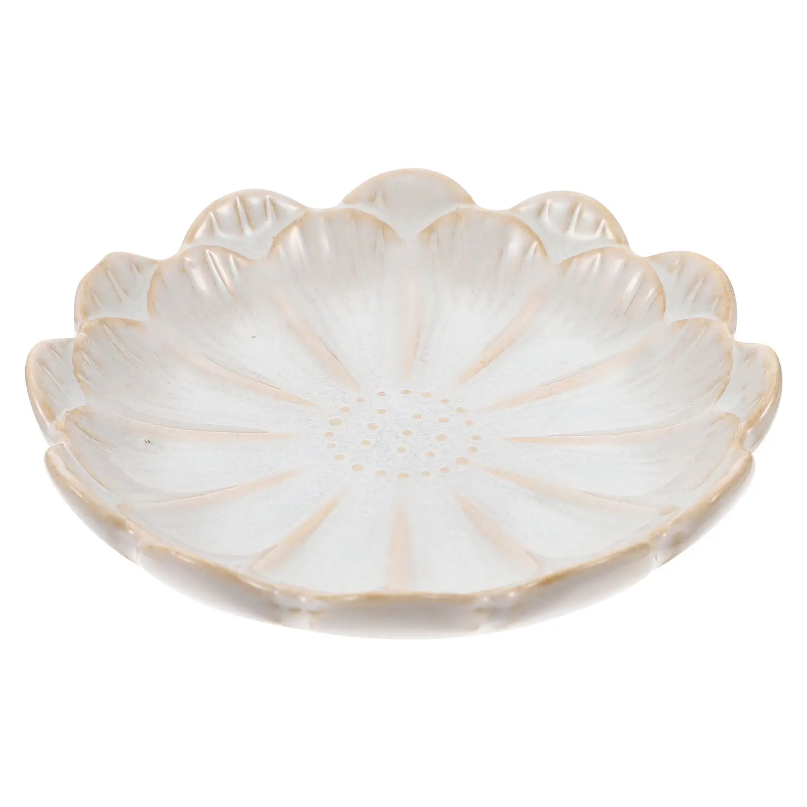 

Ceramic Snack Dish Food Plate Holder Dipping Bowls Mini Smooth Clean Stable Bottom Serving Platter