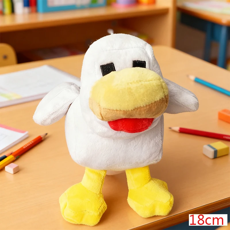 18 سنتيمتر الدجاج ألعاب من نسيج مخملي لطيف محشوة لينة ديكور دمية الأطفال هدية ملحقات الفيلم #2