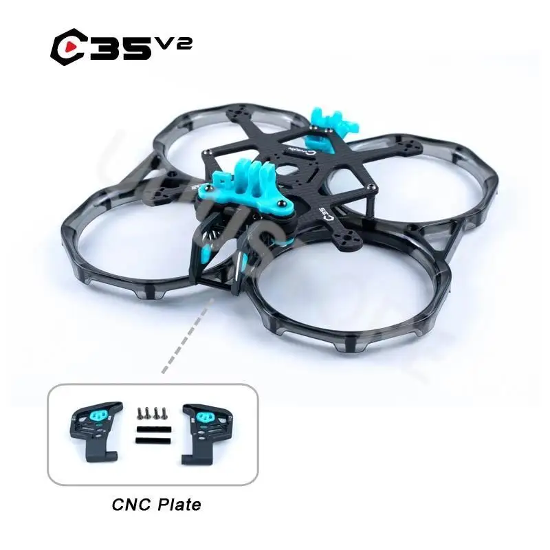 

Axisflying C30 138mm 3.0inch / C35 152mm 3.5inch Carbon Fiber Cinewhoop Frame Propeller Guard for RC FPV Freestyle CineON Drone