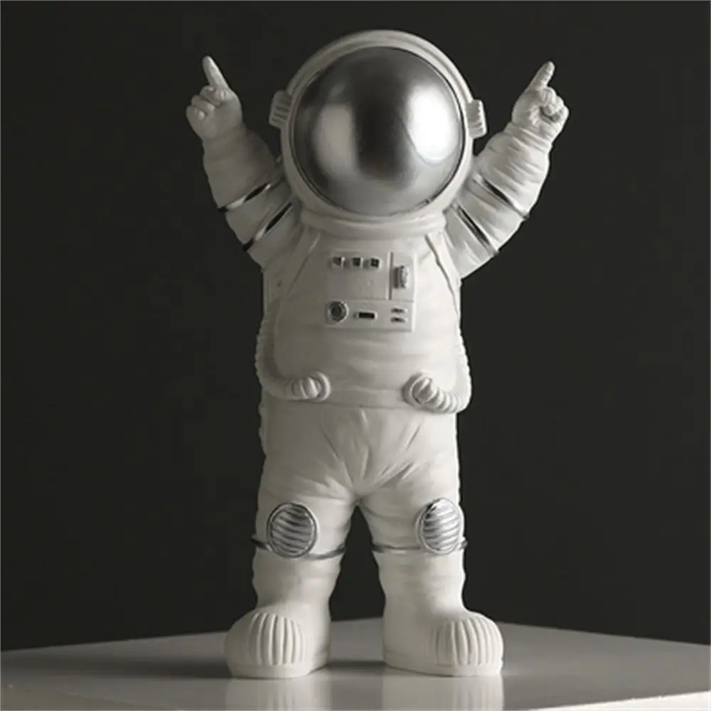 Astronaut Figure Statue Figurine Spaceman Sculpture Educational Toy Desktop Home Decoration Astronaut Model For Kids Gift