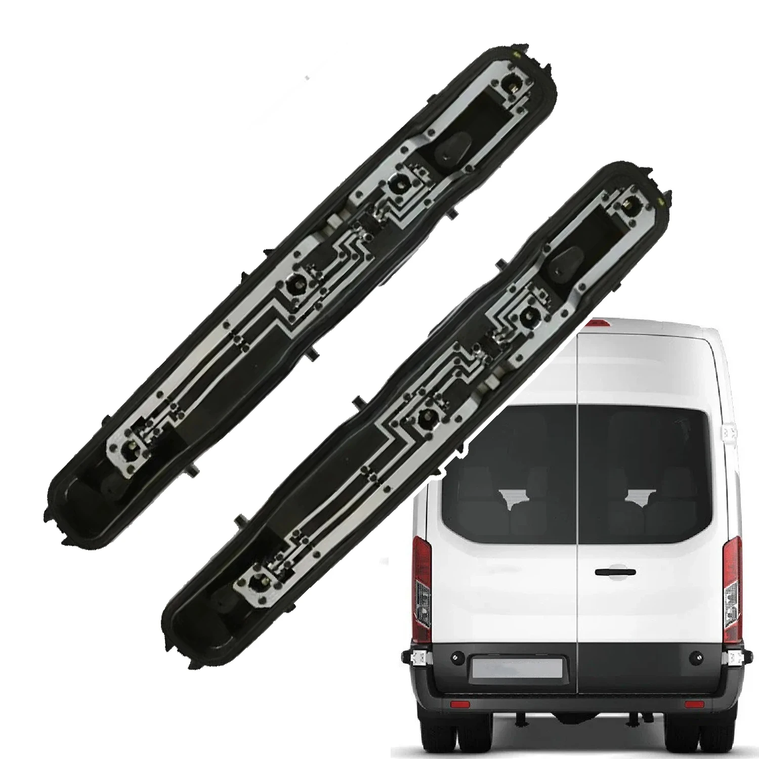 Rear Lamp Bulb Mount Left & Right Lh & For Transit Mk8 2014 - 2018 Combi / Cargo Van Swb Mwb Lwb Medium Low High Roof