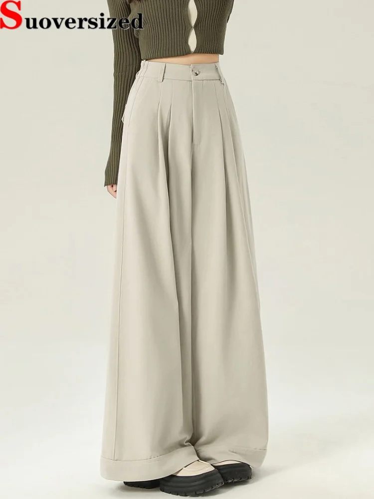 

High Waisted Vintage Wide Leg Jeans Fashion Streetwear Women's Casual Baggy Denim Pants Straight Leg Retro Loose Vaqueros