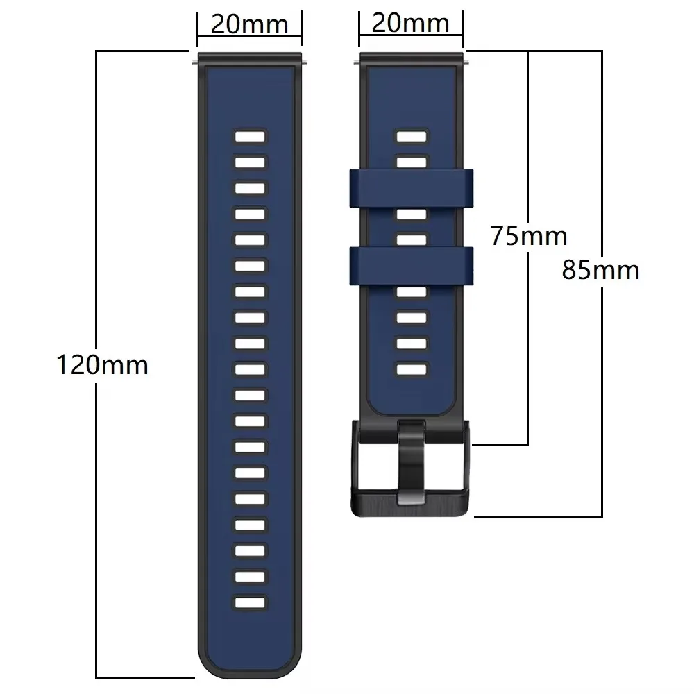 20mm 22mm Replacement Band Bracelet For Garmin VENU 3 2/Vivoactive 3 4/Vivomove 3/Forerunner 265 255 Silicone Smart Watch Strap