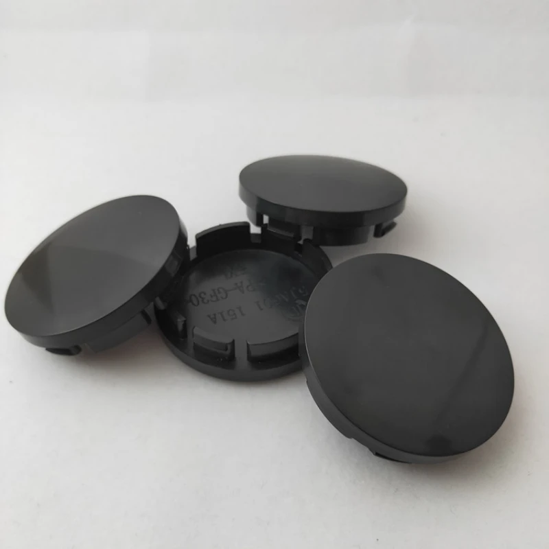 4 Pcs/Set Black/Silver 56mm Car Wheel Center Hub Caps Universal Car Wheel for Rim Center Hubcap for Rim Caps Base Cover Sticker