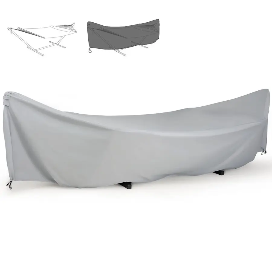 

Hammock Cover, WaterResistant Polyester Hammock Stand Cover for 1112ft Stand, Gray