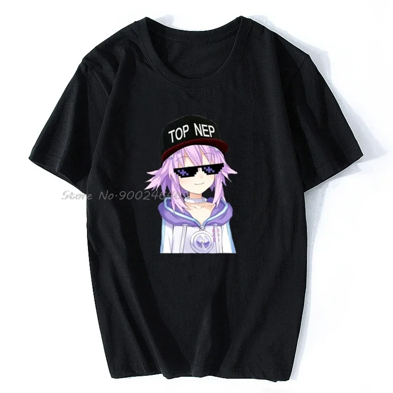 Men T-shirt Hyperdimension Neptunia Top Nep Tshirt Women T Shirt Men Cotton O-neck T Shirt Hip Hop Tees Tops Harajuku