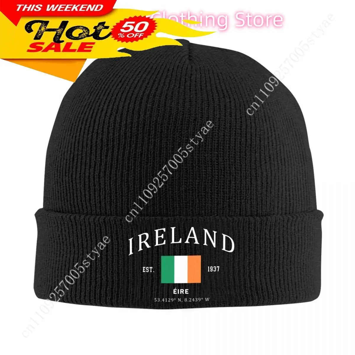 

Custom Flag Beanie Men Women Embroidered Knit Hat Cuffed Beanies Warm Winter Caps Soft Skull Cap Fashion Ski Hats