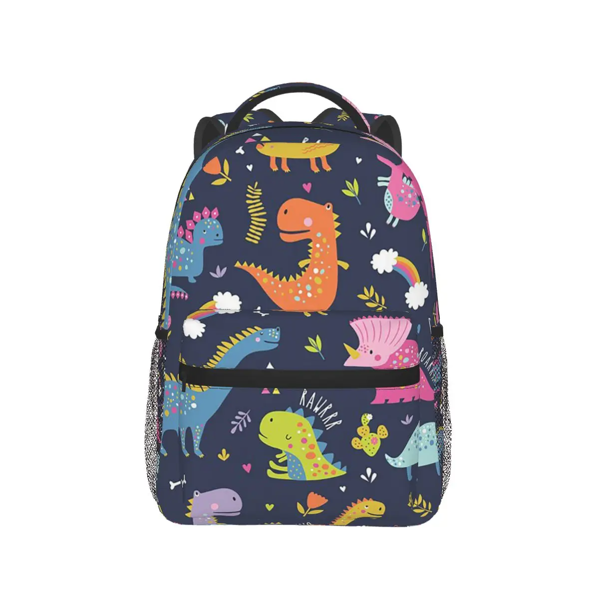 Cartoon Light Color Dinosaur Backpack Hot Sale Daypack Large Capacity Children BookBag School Bag Shoulder Bags for Men Women