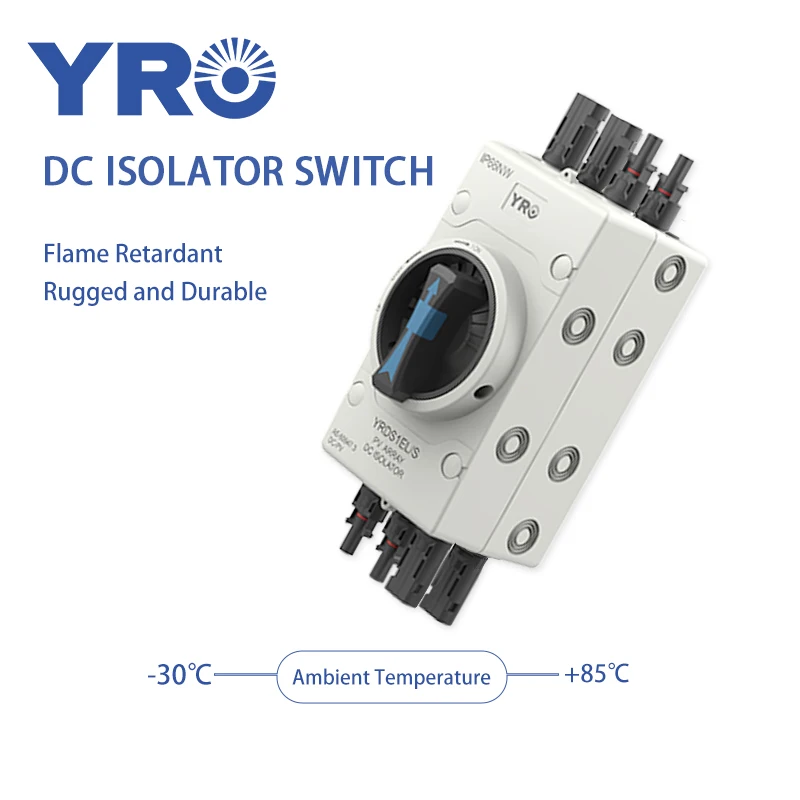 DC Isolation Switch 4P 1000V 32A Outdoor PV Solar Switch  Photovoltaic Waterproof IP66