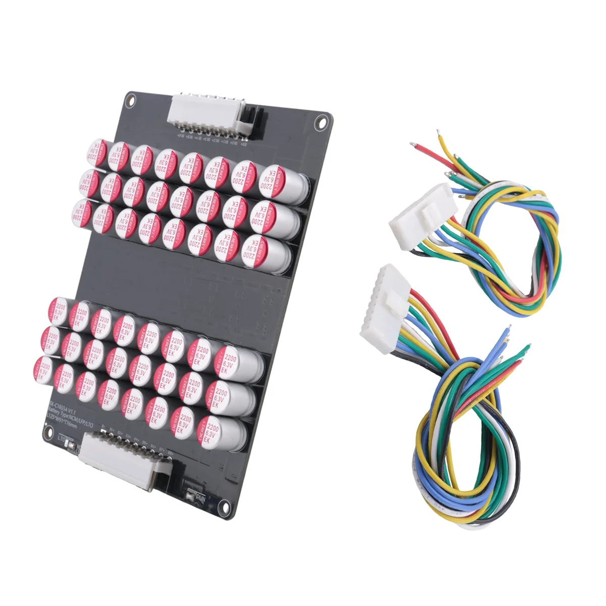 ABSQ-16S 5A Balance Li-Ion Lifepo4 Lto batería de litio activa ecualizador placa equilibradora condensador 48V 60V 16S