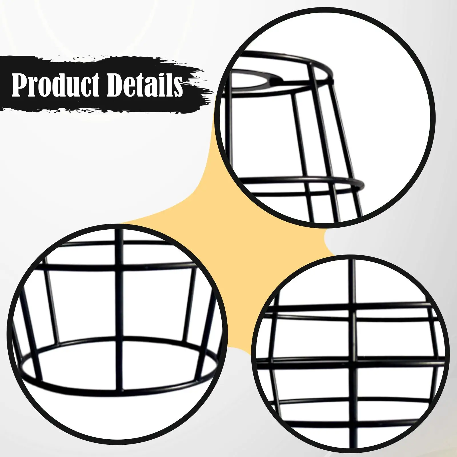 

Металлический абажур-клетка черного цвета, ажурный, из кованого железа, для подвесного светильника, для прихожей, кафе, спальни, ресторана, кухни