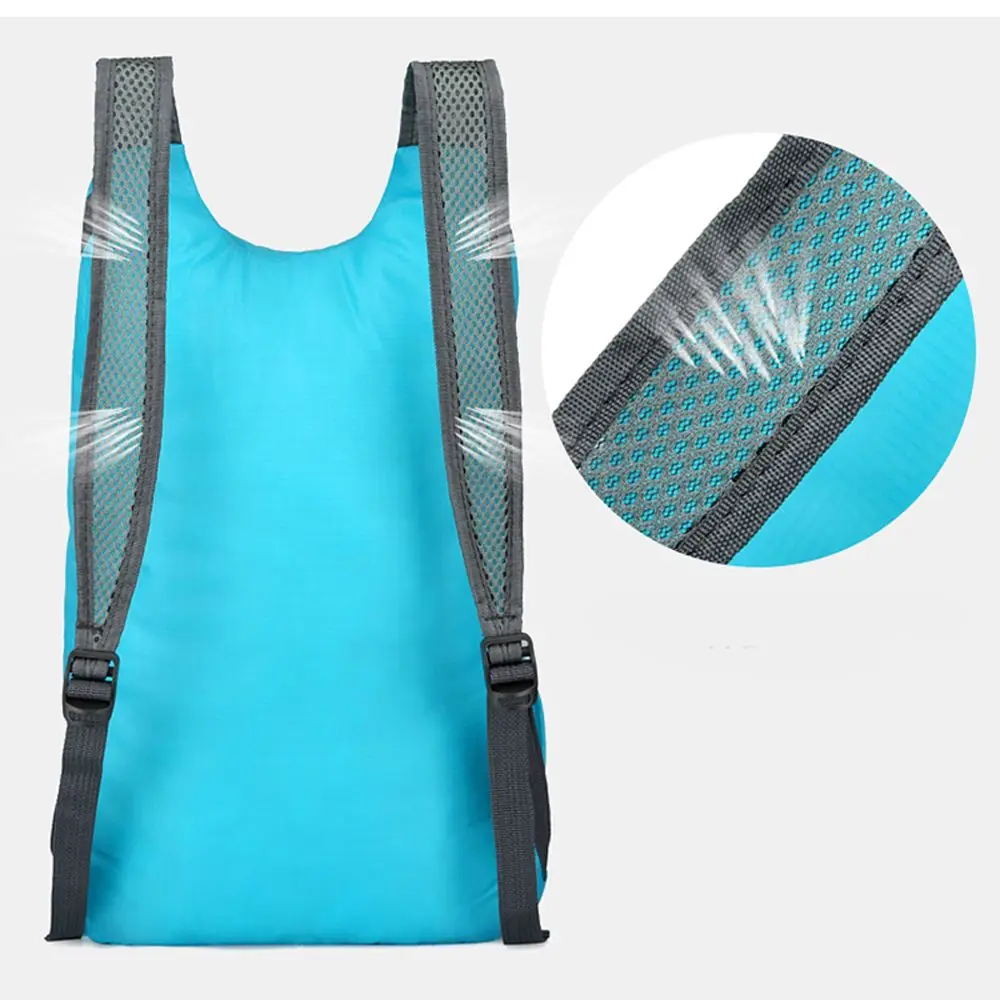 

Lightweight Packable Large Capacity Unisex Hiking Outdoor Sport Water Resistant Travel Backpack Foldable Bag Handle Bag Daypack