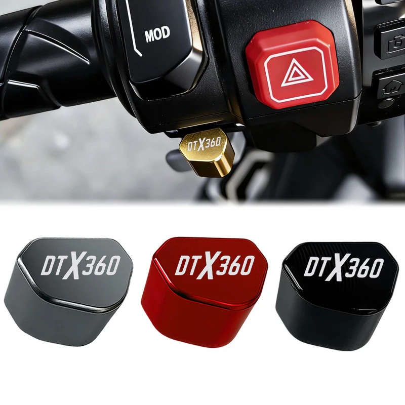 

CNC For KYMCO DTX 360 DT X360 360 TCS DTX360 Motorcycle turn signal switch button modification turn key cap Accessories