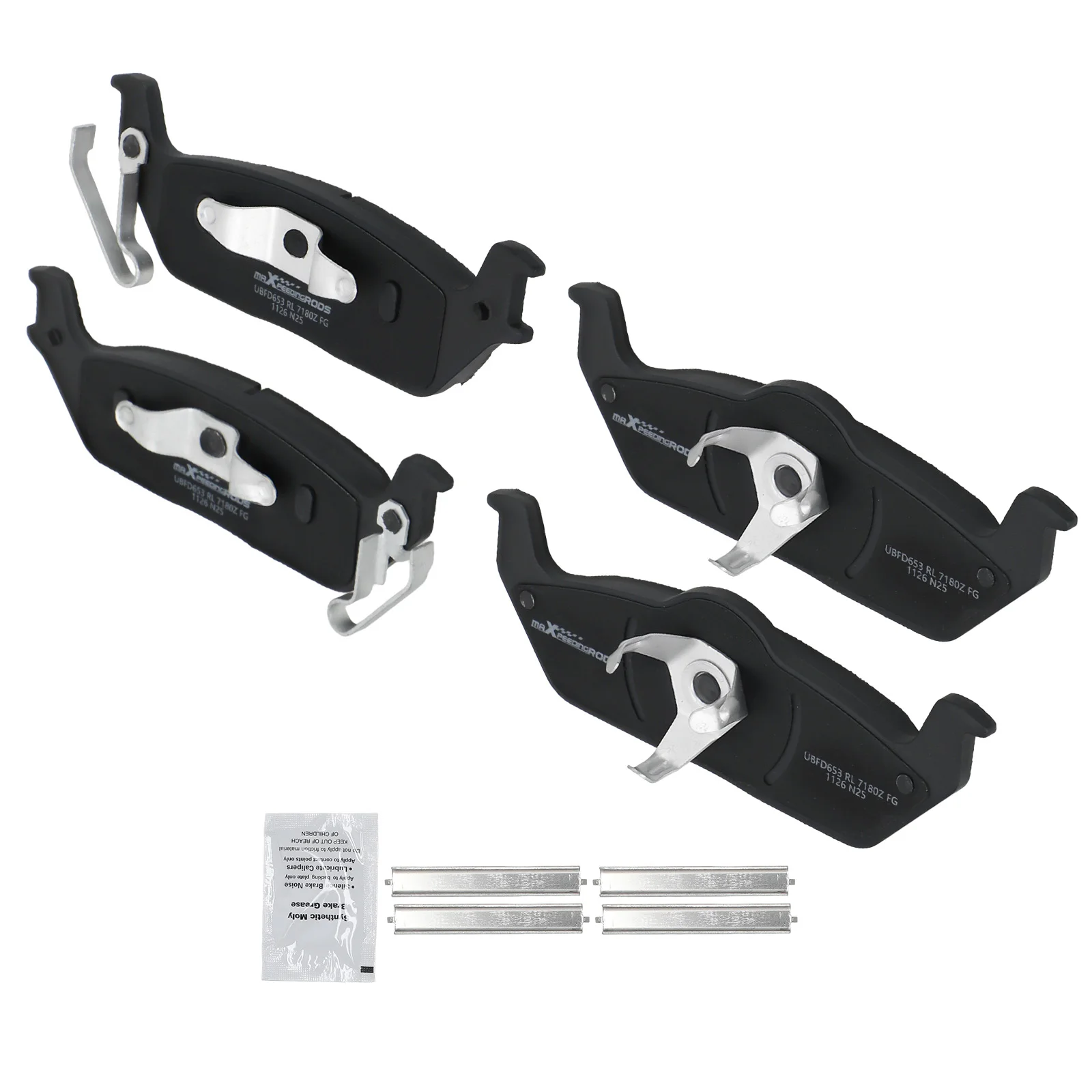 

Rear L&R Ceramic Brake Pads Kit for Ford F-150 2004-2011 Lincoln Mark LT 2006-08