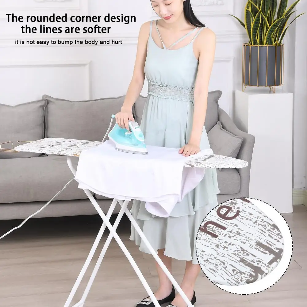 Folding Ironing Board, Extended Adjustable Height Ironing Board With Heat-Resistant Cover,Metal Frame Ironing Board ,42 Inch