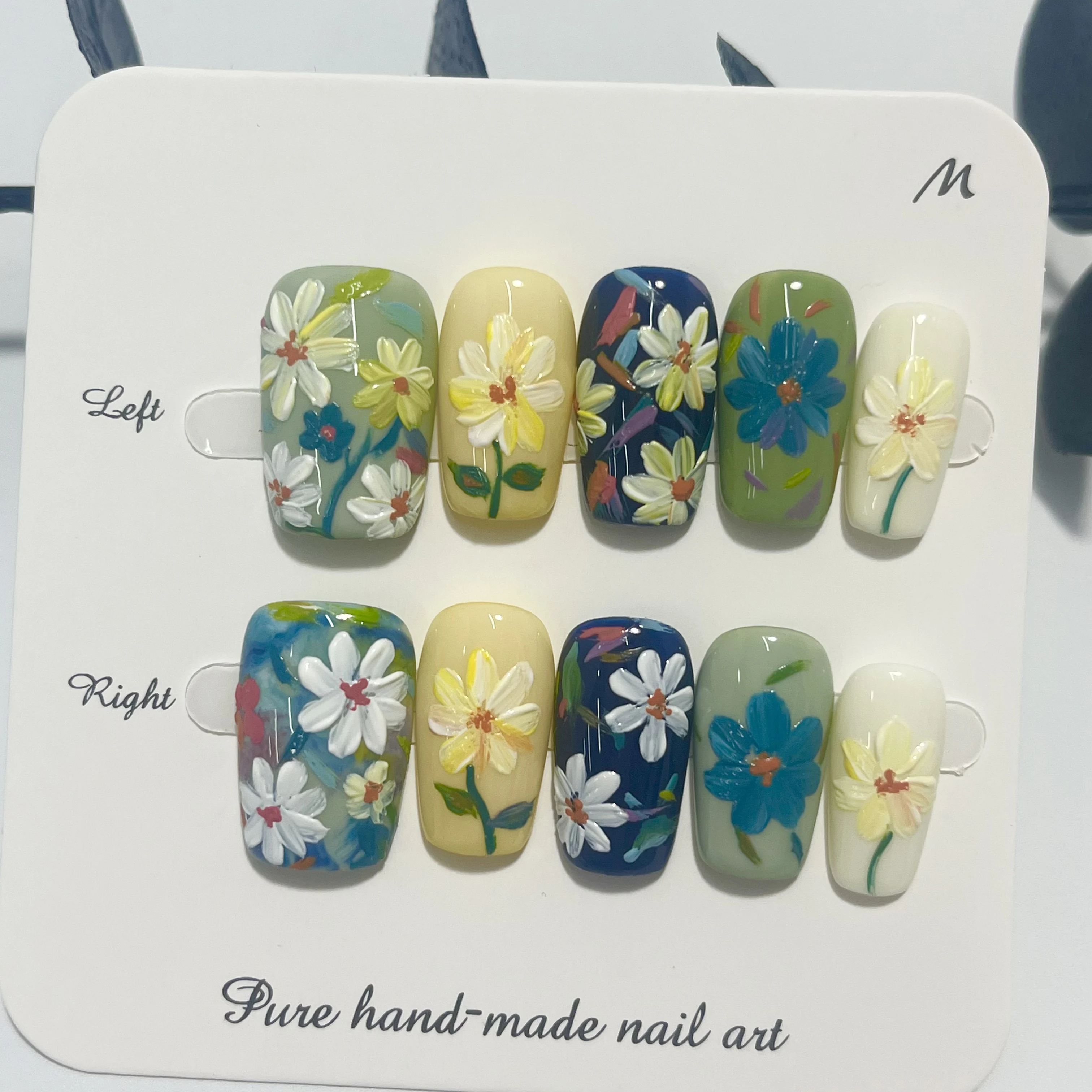 Monet Garden Oil Painting Pres - Nail Art Painting ulasan dan harga