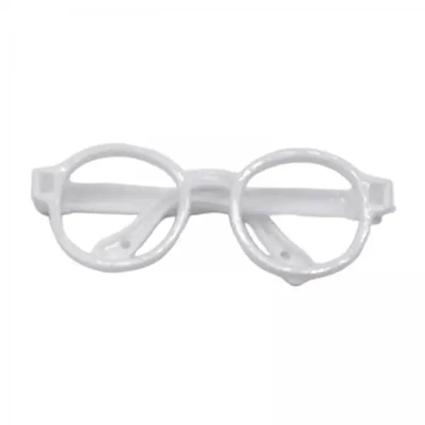 2xDoll Glasses Costume Accessories,Mini Dolls Supply Lightweight Figure Dress Up Eyelgasses Eyewear for Family Friends Birthday