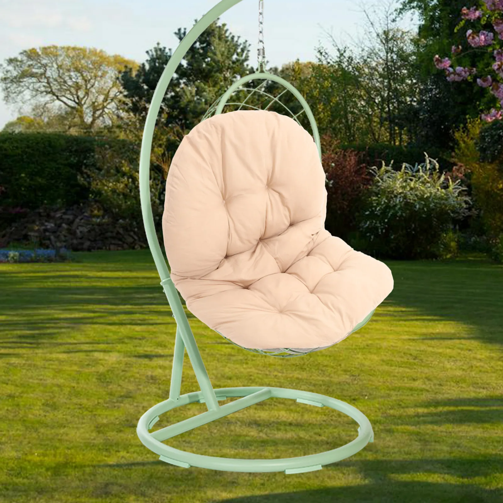 

Egg Chair Cushion Replacement Hanging Swing Hammock Chair Pad Thickened Waterproof Outdoor Garden Cushions Set For Rattan